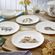 Porcelánový talíř Wrendale Designs - Sovy