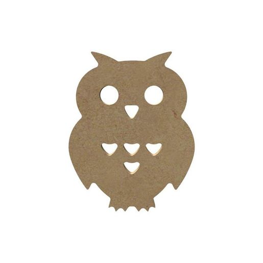 Dřevěný výřez k dekoraci Gomille, 9x11 cm - Sovička