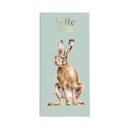 Kapesní diář 2026 Wrendale Designs - Zajíc