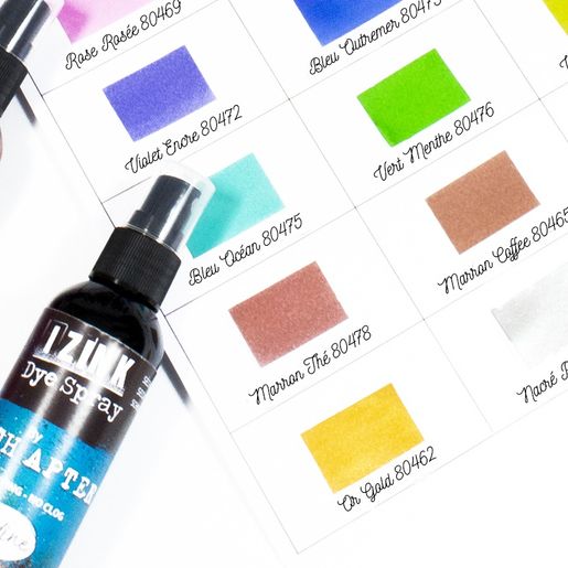 Akvarelový inkoust Aladine Izink Dye Spray, 80 ml - or, zlatý