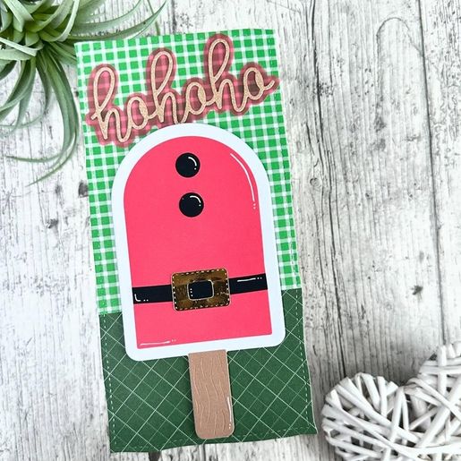 Vyřezávací šablony Studio Light, 2 ks - Nápis Hohoho