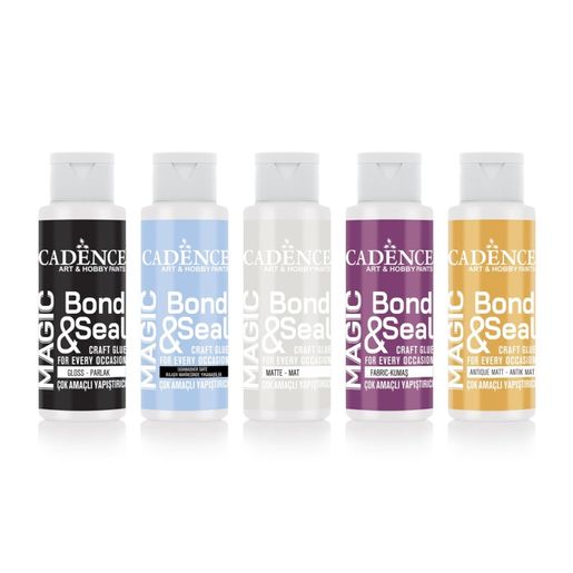 Lepidlo na decoupage Cadence Magic Bond & Seal, 5 ks