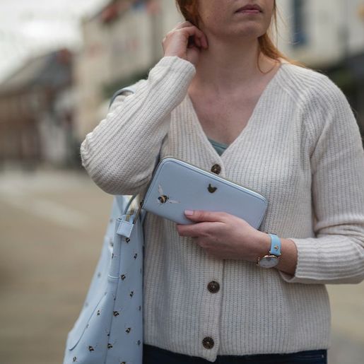 Peněženka Wrendale Designs "Flight of the Bumblebee", velká - Čmeláci