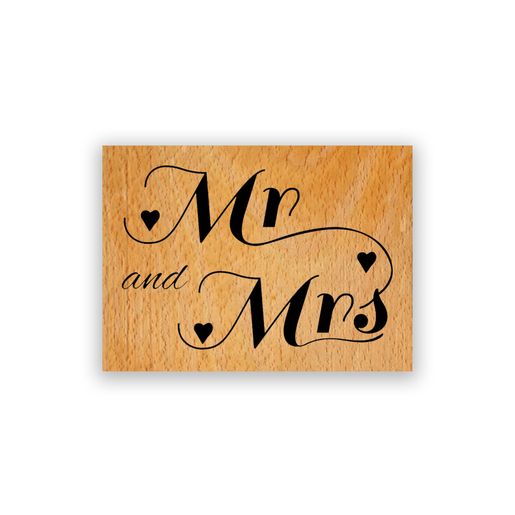 Dřevěné razítko Aladine, vel. B - Pan a paní