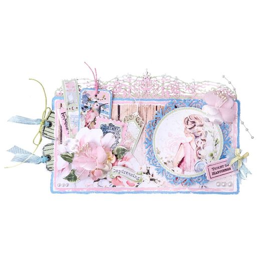 Organzová stuha Studio Light "Romantic Moments", 4 ks