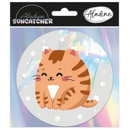 Samolepicí lapač slunce Aladine - Kawaii kočka