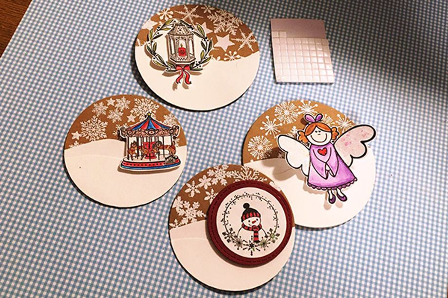 Kulaté visačky na dárky