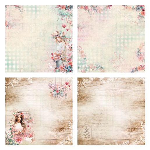 Scrapbookový blok Studio Light "Sending You Love", 30,5x30,5 cm, 12 l.