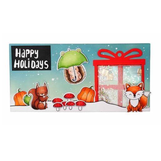 Plastová krytka na výrobu chrastidla Studio Light, 6,5x6,5 cm, 10 ks - Čtverec