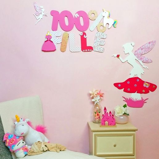 Dřevěný výřez k dekoraci Gomille, 15x14 cm - Jednorožec