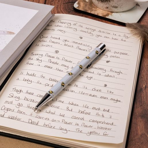 Kuličkové pero Wrendale Designs "Busy Bee" - Včely