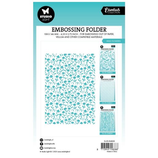 Embosovací kapsa Studio Light, A6 - Polní kvítí