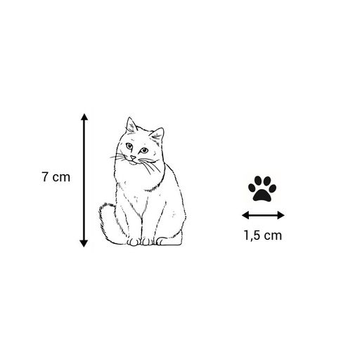 Razítka Aladine Creative Stamp, 16 ks - Kočky