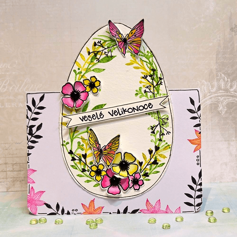 Velikonoční vejce jako malované