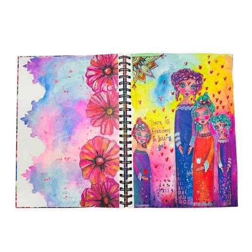 Skicák Studio Light "25", A4, 30 l. - Květinový