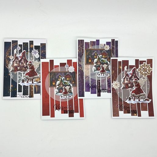 Kreativní blok s výseky Studio Light "Fairy Christmas", A4, 28 l. - Vánoce s vílami