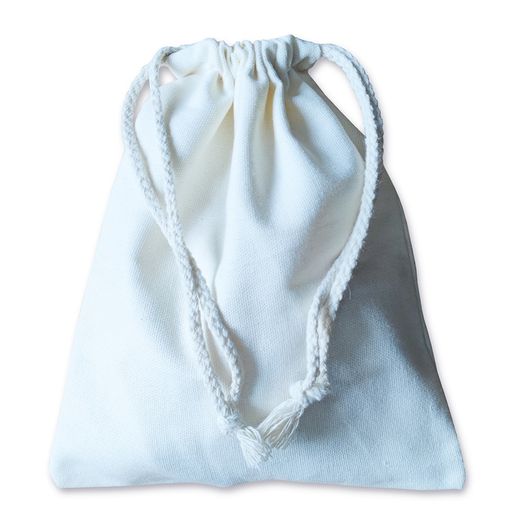 Bavlněný sáček stahovací Aladine, 20x25 cm - režný