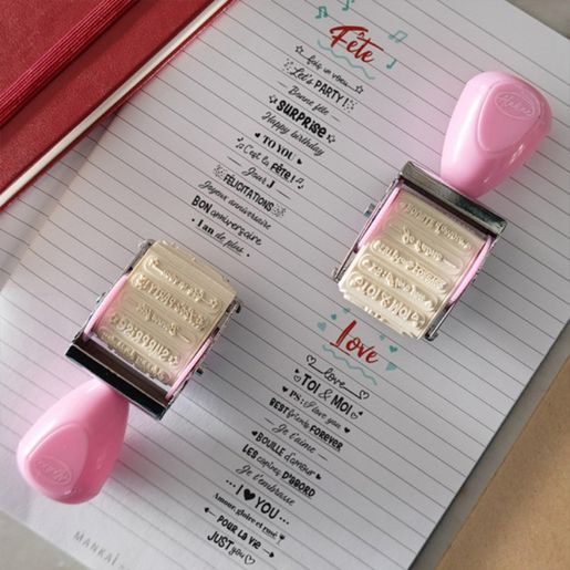 Otočné razítko s nápisy Aladine Roll