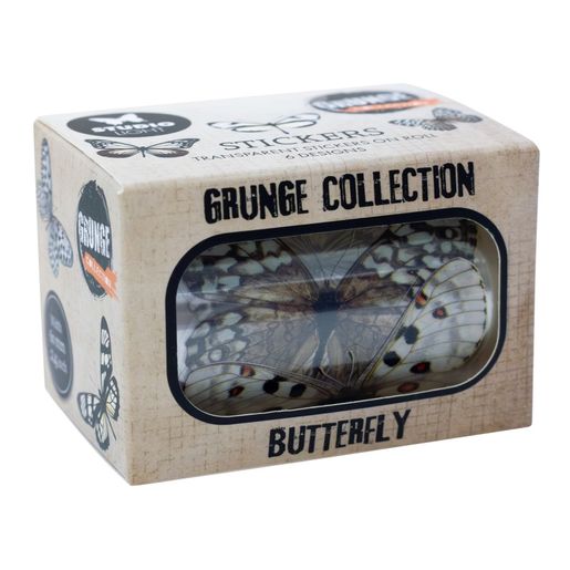 Průhledné samolepky Studio Light "Grunge" - Motýli