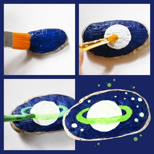 Akrylové barvy Cadence, sada 5 ks, 30 ml - svítící ve tmě