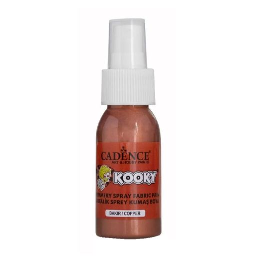 Perleťové barvy na textil ve spreji Cadence Kooky, 50 ml, 6 ks - pro děti