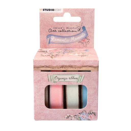 Organzová stuha Studio Light "Romantic Moments", 4 ks