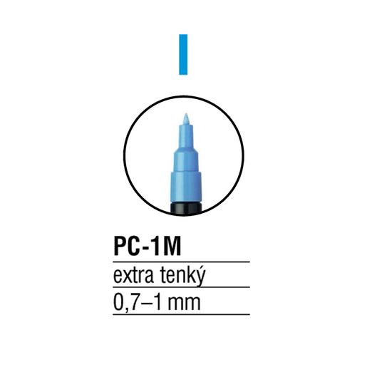 Akrylový popisovač Posca PC-1M - černý