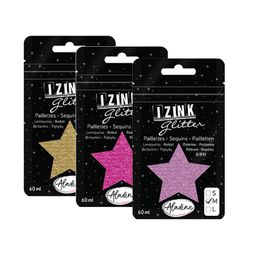 Třpytky Aladine Izink Glitter, 60 ml, vel. M - VYBERTE ODSTÍN