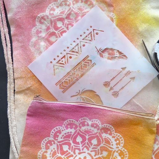 Šablona Aladine, 15x15 cm - Etno