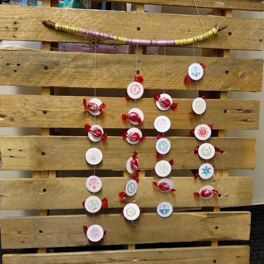 Razítka Aladine Stampo Noël, 24 ks - Adventní kalendář