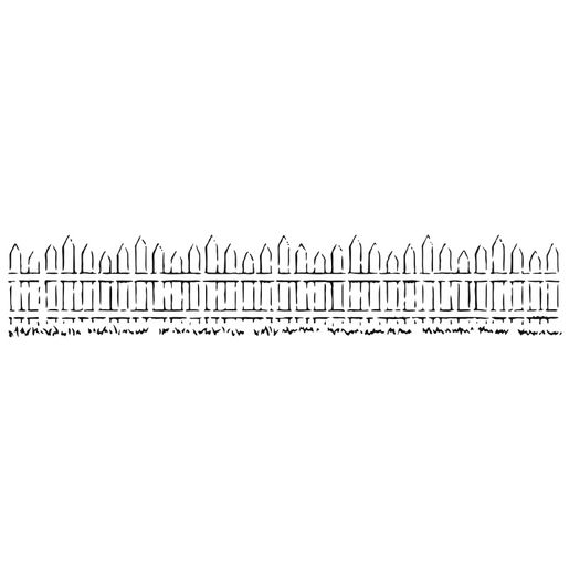 Šablona TCW 16,5"x6" (42x15 cm) - Picket Fence
