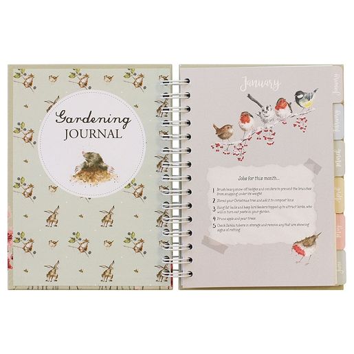 Zahradní deník Wrendale Designs, A5  - Čmelák