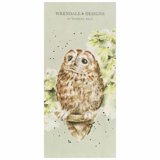 Nákupní seznam s magnetem Wrendale Designs "Treetops" - Sova