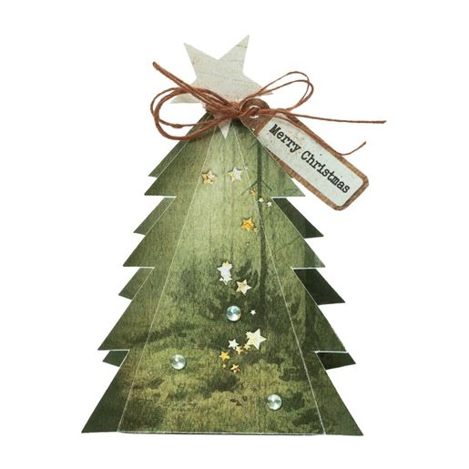 DIY Dárkové krabičky Studio Light "Winter Wonderland", A4, 12 l. - Zima se zvířátky