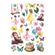 Papírové výseky Studio Light "Fluttering Flowers", 35 ks - Květy a motýli