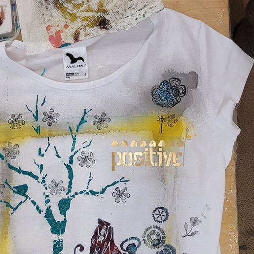 Transferový obrázek na textil Cadence, A3 - Měděné nápisy 1