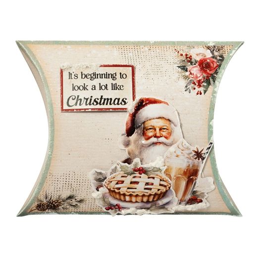 DIY Dárkové krabičky Studio Light, A4, 12 l. - Klasické Vánoce