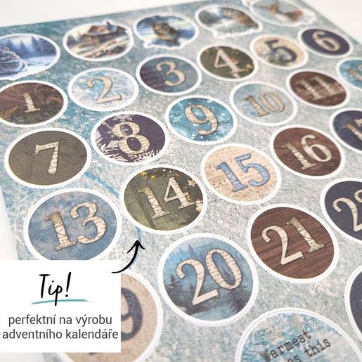 Kreativní blok s výseky Studio Light "Winter Wonderland", A4, 28 l. - Zima se zvířátky