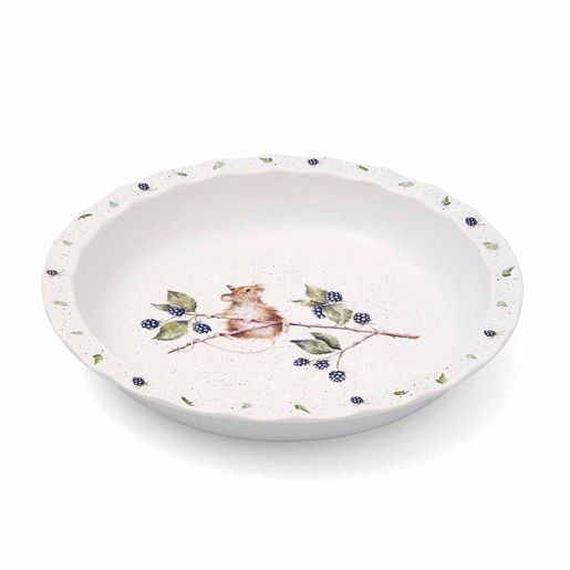 Porcelánová zapékací mísa na koláč Wrendale Designs, 28 cm - Myška