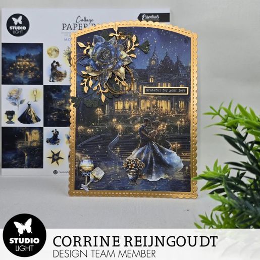 Papírové výseky Studio Light "Moonlit Ballroom", 35 ks - Měsíční bál