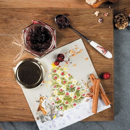 Čajové lžičky Wrendale Designs s porcelánovou rukojetí, sada 6 ks