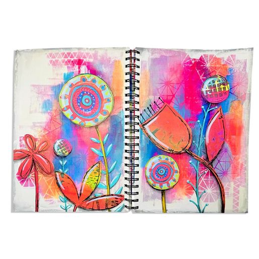 Skicák Studio Light "25", A4, 30 l. - Květinový