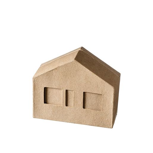 Krabička k dotvoření PappArt - Domeček, 14x5x12 cm