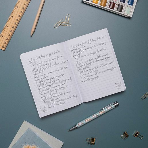 Zápisník Wrendale Designs "I Spy a Butterfly", A6, 48 l., linkovaný - Králík a motýlek