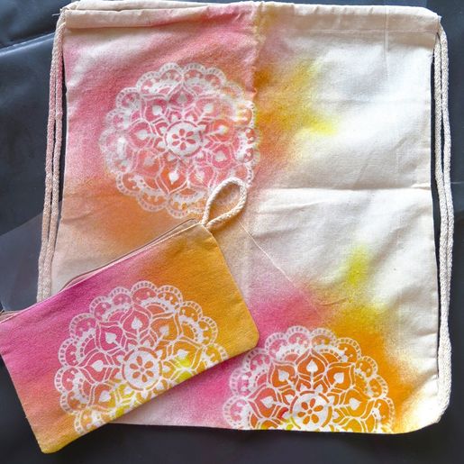 Šablona Aladine, 15x15 cm - Krajková mandala