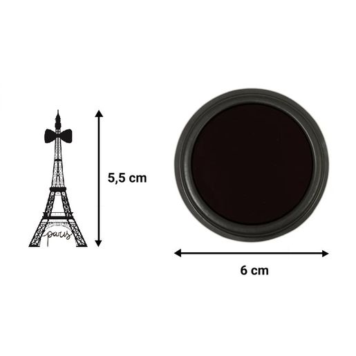 Razítka Aladine Stampo Kdo, 4 ks - Paříž