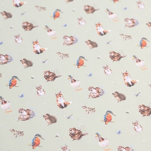 Kroužkový skicák Wrendale Designs "Riverbank", A4, 24 l. - U řeky