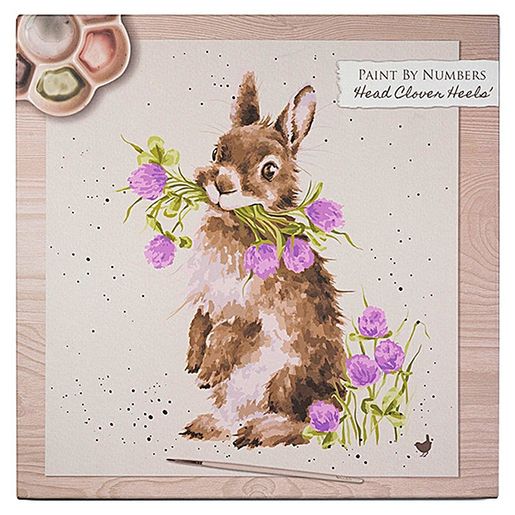 Malování podle čísel Wrendale Designs "Head Clover Heels" - Králík