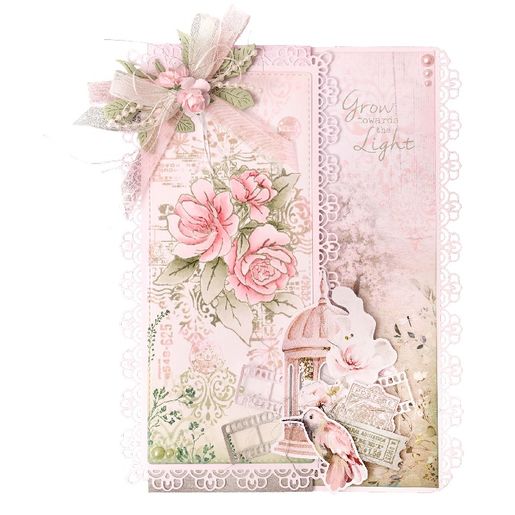 Organzová stuha Studio Light "Romantic Moments", 4 ks