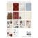 Kreativní blok Studio Light Mixed Paper Pad, A5, 42 l. - Zimní nostalgie